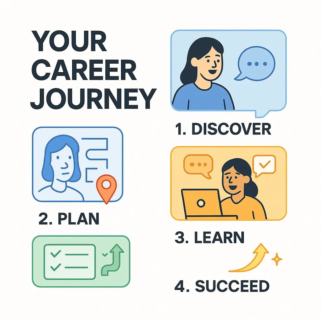 Career Journey Illustration